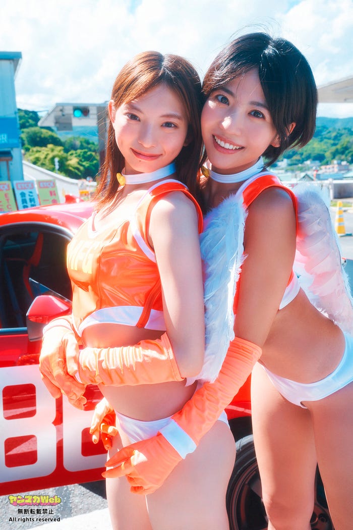 東条澪、佐々木萌香(C)岡本武志/ヤンマガWeb