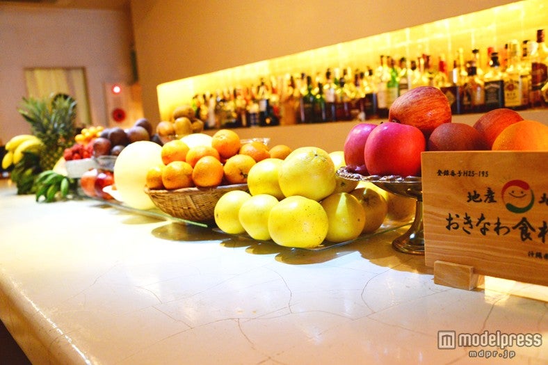 県産のフルーツもたっぷり