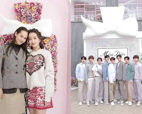 水原希子・Cocomi・&TEAMら「ミス ディオール」ポップアップイベントに来場