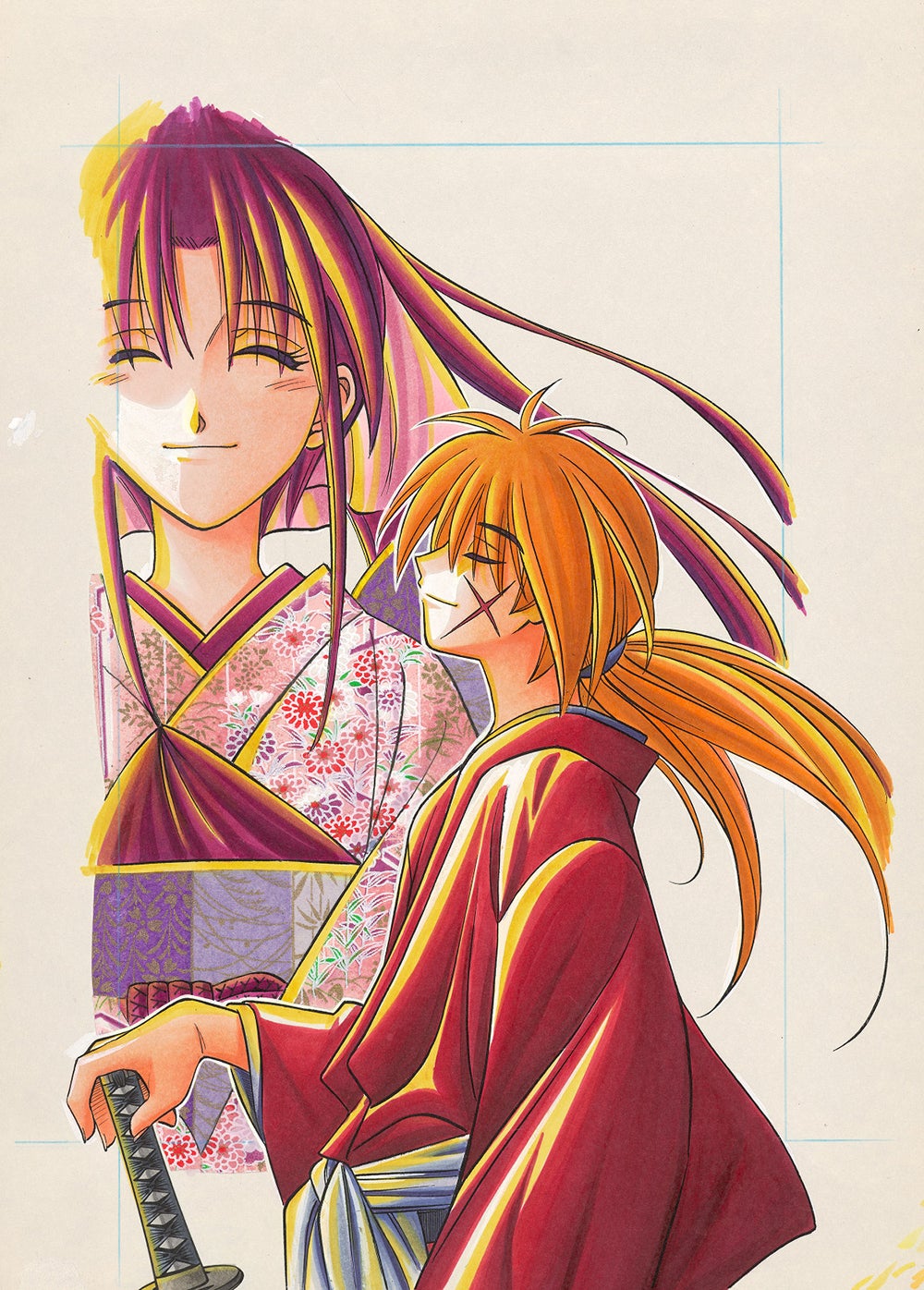 「幸せとは」カラー原画（C）和月伸宏／集英社 