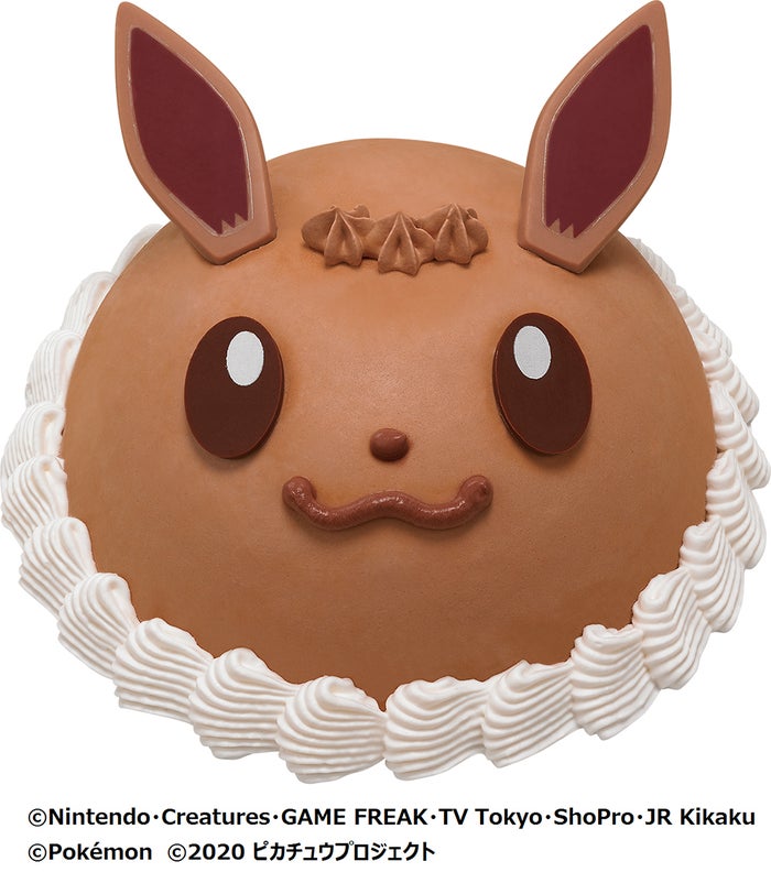 ポケモン アイスクリームケーキ　イーブイ／画像提供：B-R サーティワン アイスクリーム