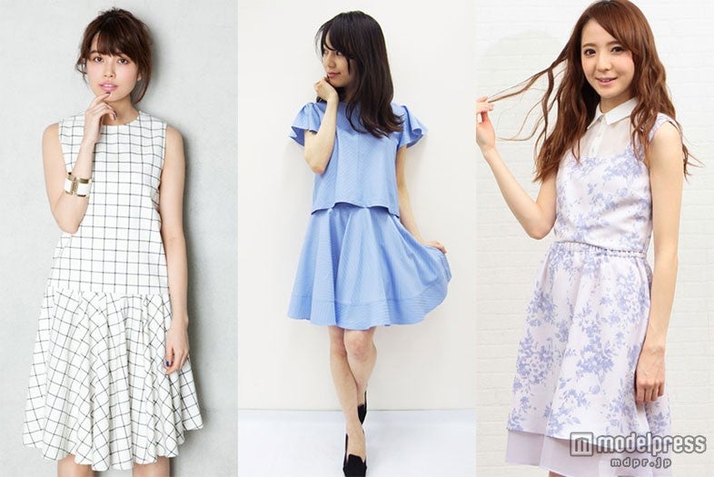 着回し抜群！セットアップがあれば即「おしゃれファッショニスタ」になれちゃう／画像提供：（左から）「fifth」、「Marblee」、「MIIA」【モデルプレス】