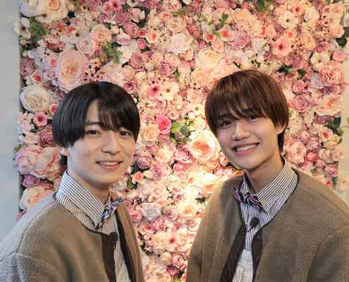 Lil かんさい西村拓哉&大西風雅、“先輩”横山裕&中間淳太に見守られ「緊張」 新感覚スイーツロケに大興奮