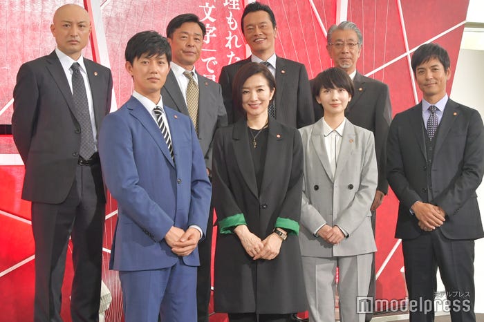 (上段左から)山内圭哉、光石研、遠藤憲一、高田純次(下段左から)工藤阿須加、鈴木京香、波瑠、沢村一樹 (C)モデルプレス