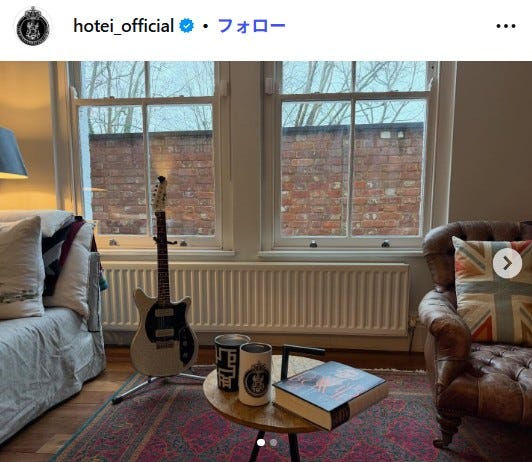 布袋寅泰Instagramより