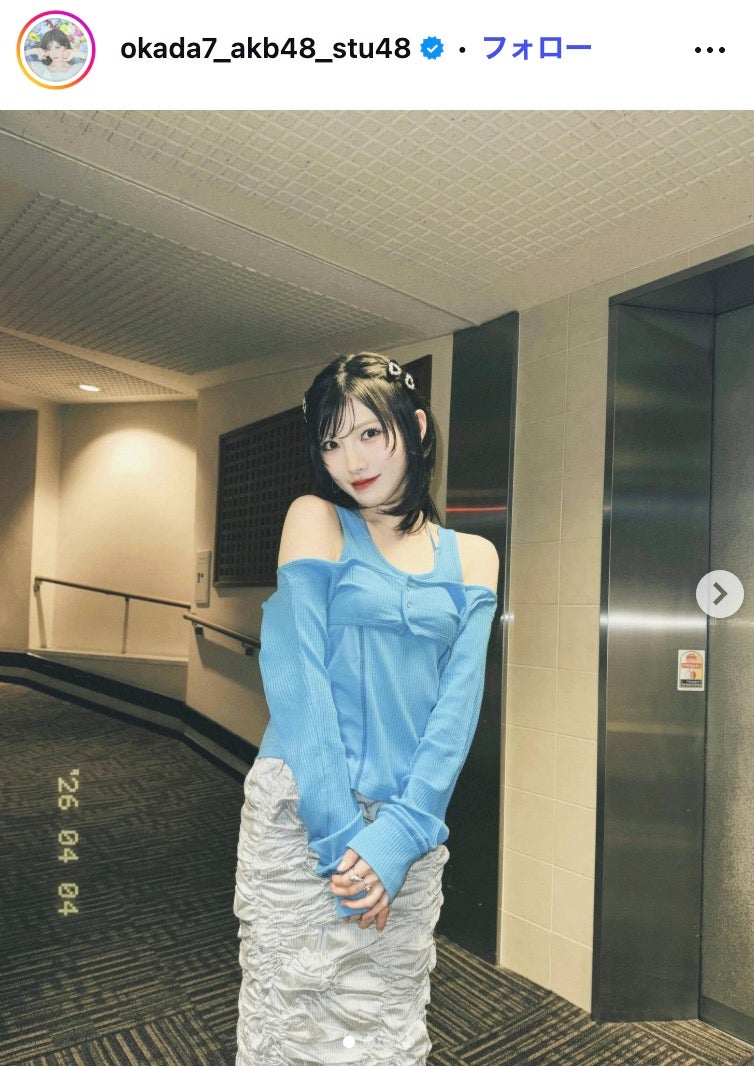 岡田奈々Instagramより