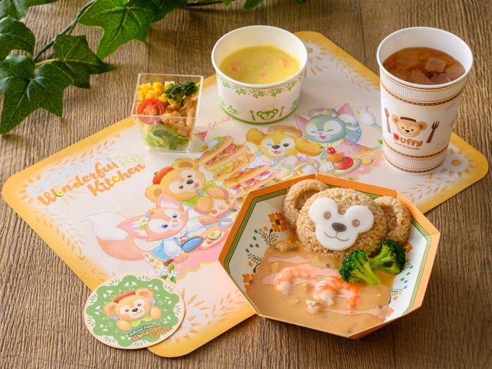 ダッフィーのスペシャルセット(シーフード)2,380円(C)Disney
