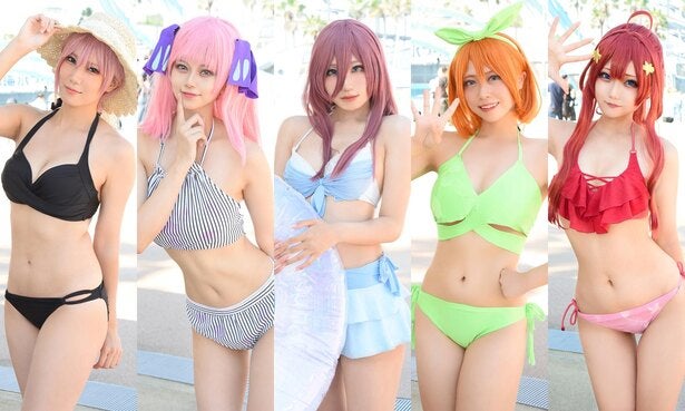 五等分の花嫁』レイヤーが水着で勢ぞろい…それぞれのコスプレイヤーが明かす“水着のこだわり” - モデルプレス