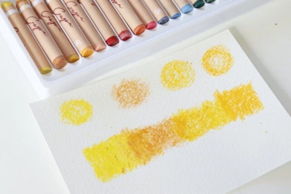 ダイソー　クレヨン（24色）　使用例