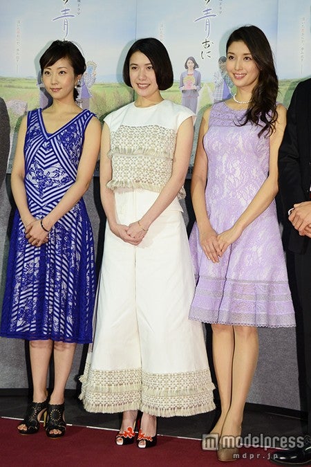 （左から）木南晴夏、村上絵梨、橋本マナミ