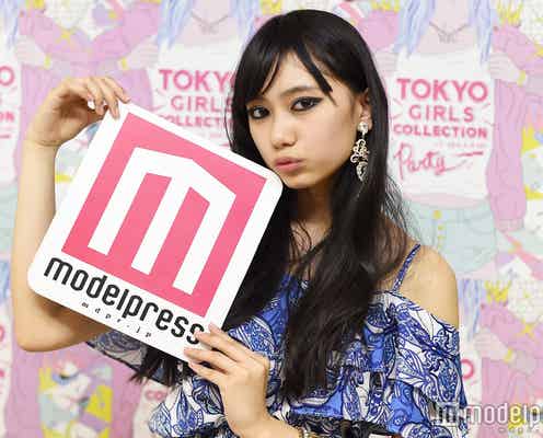 回鍋肉を食べるCMで話題の美女・黒崎レイナ、初出演「TGC」ステージ後を直撃!反響も語る「恥ずかしい」