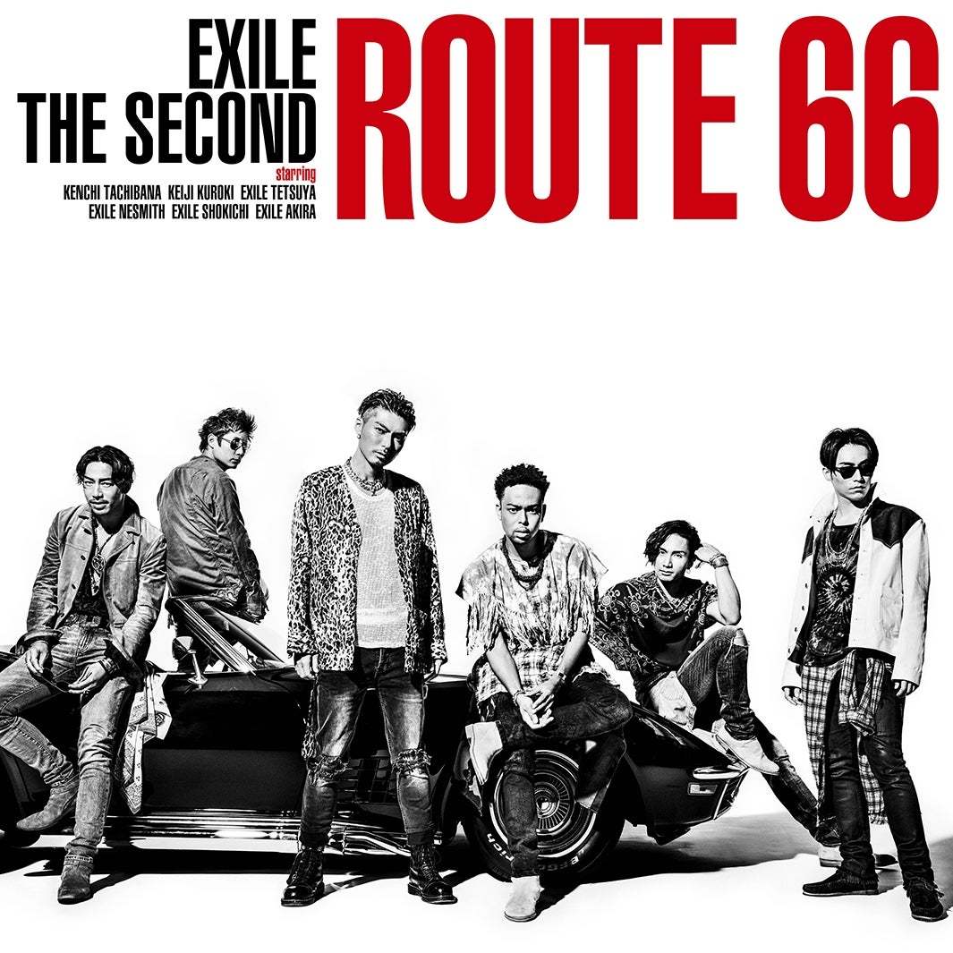EXILE THE SECOND「Route 66」【CD】（9月27日発売）／写真提供：avex