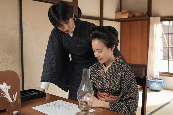 金子大地、石橋静河「ブラッサム」第26話(C)NHK