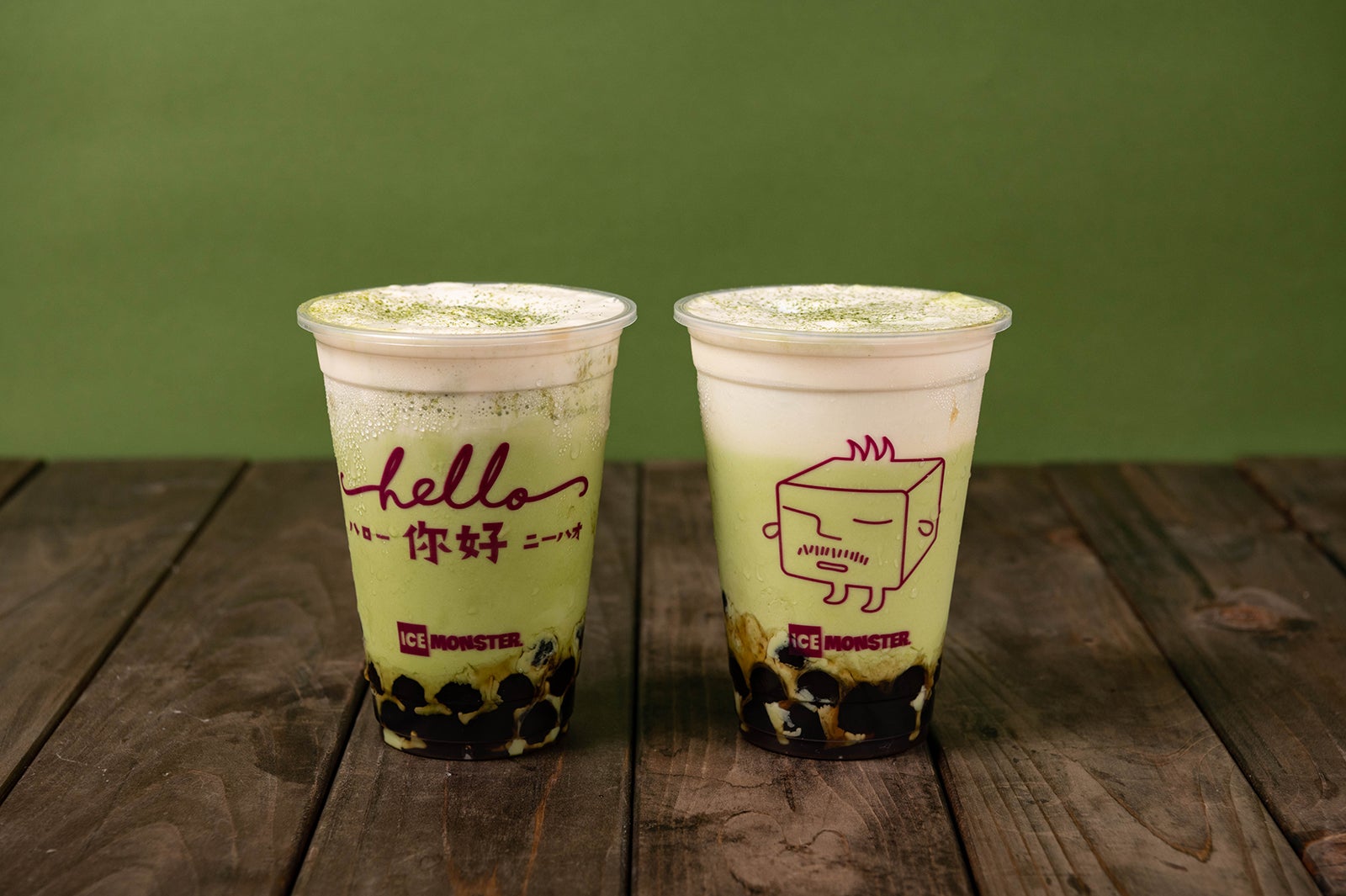 チーズフォーム抹茶タピオカフローズンEAT IN 810円（税込）、TAKE OUT 800円（税込）／画像提供：TRANSIT GENERAL OFFICE