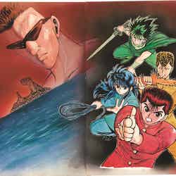 「冨樫義博展 -PUZZLE-」『幽☆遊☆白書』展示原画 (C)冨樫義博 1990-94年