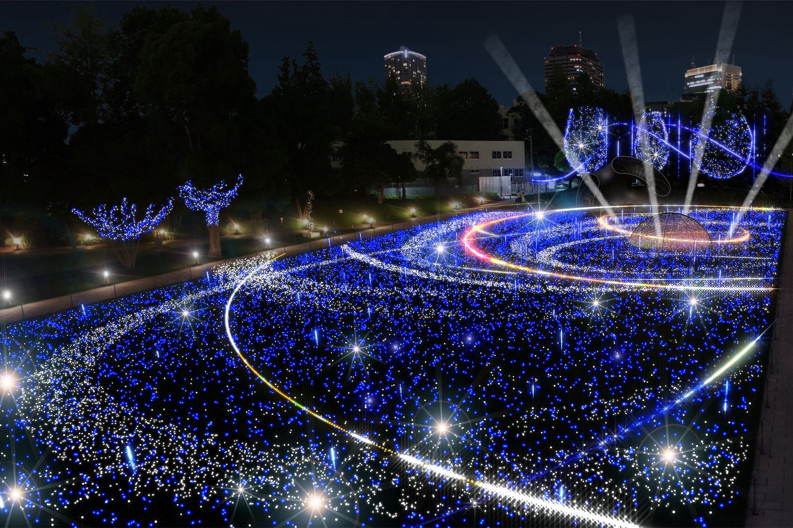ダイナミックに進化する「スターライトガーデン 2016」イメージ／画像提供：東京ミッドタウン