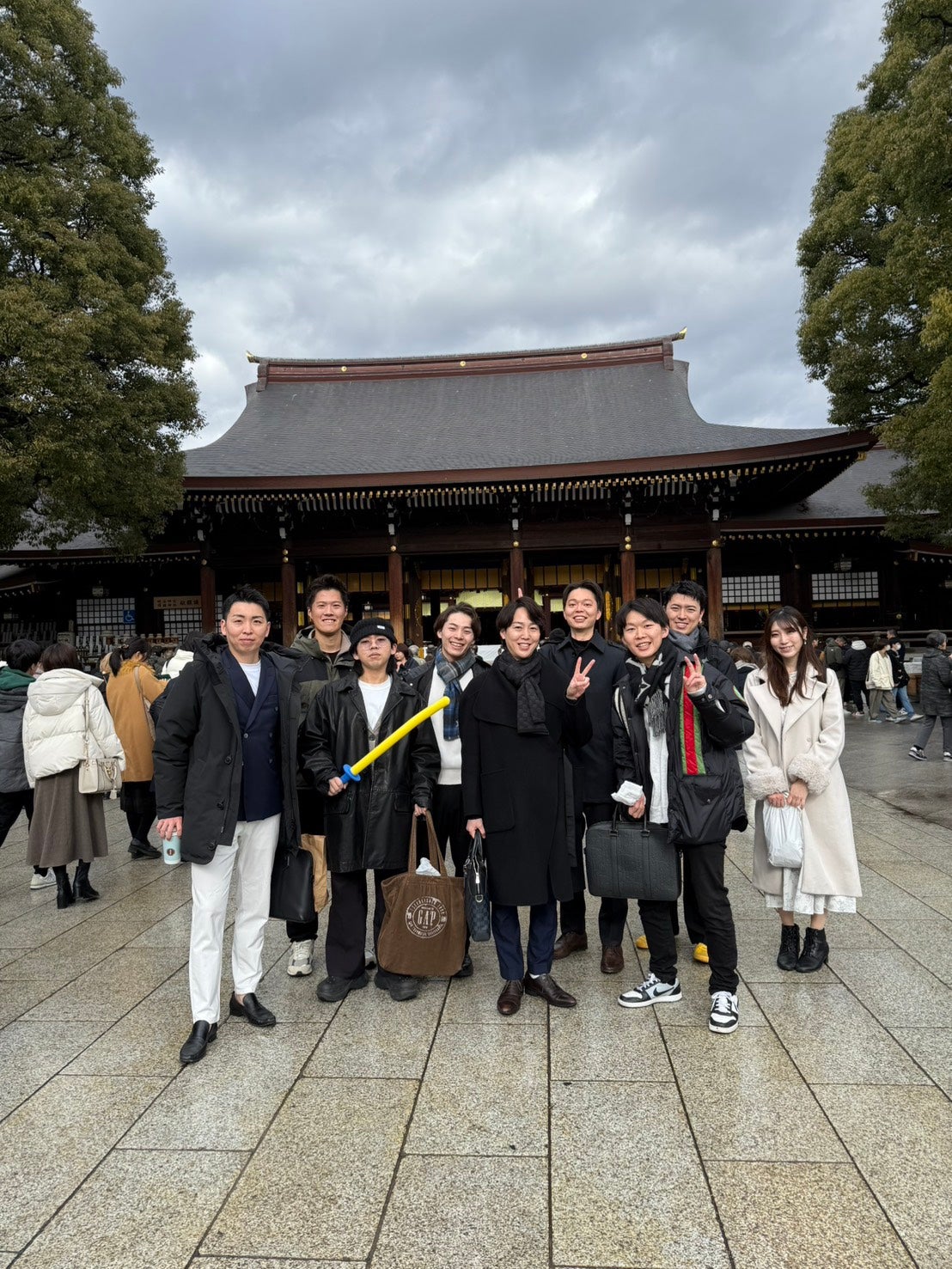 毎年恒例の年始初詣（提供写真）