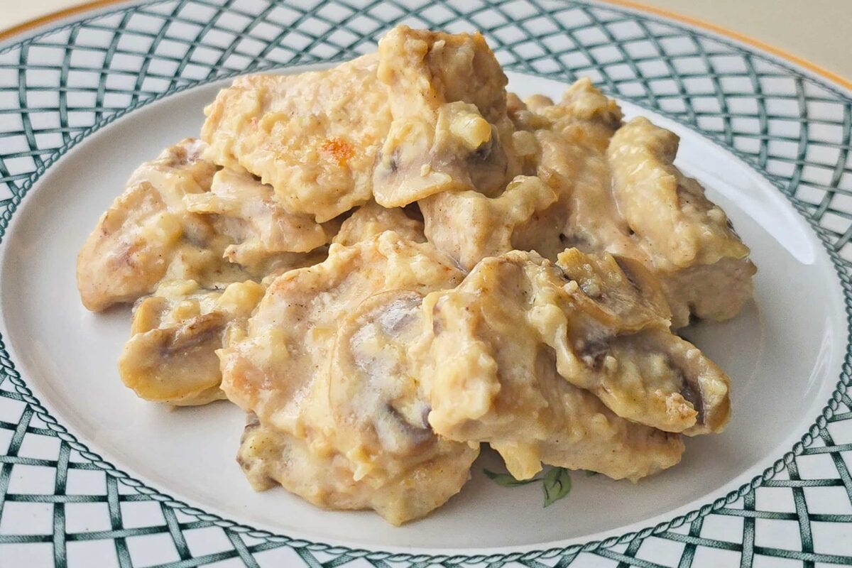 鶏むね肉のミルク煮