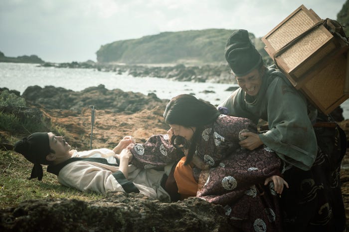 松下洸平、吉高由里子、矢部太郎「光る君へ」第47話(C)NHK