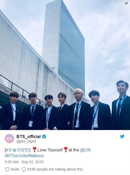 BTS（防弾少年団）「手が震えていた」国連スピーチの感想語る