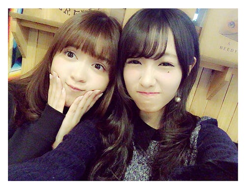 キュートな変顔も披露/松本愛オフィシャルブログより