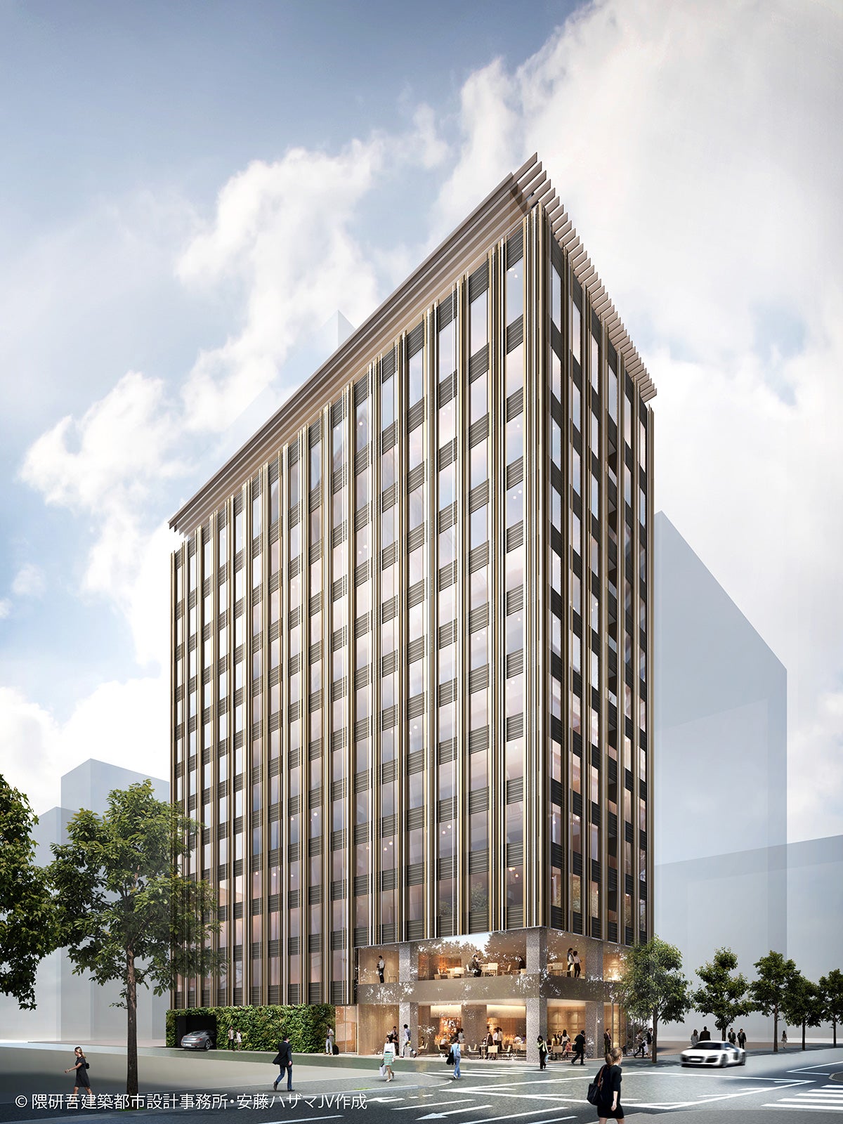 銀座二丁目ホテル計画（仮称）／画像提供：森トラスト株式会社