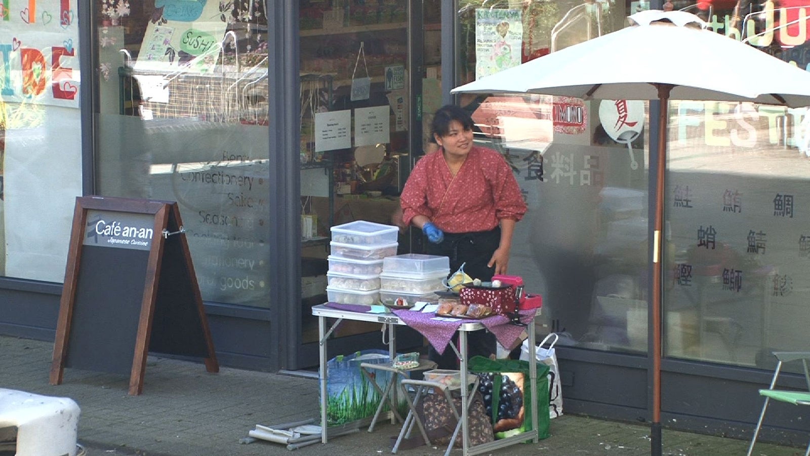 イギリス和菓子妻のカフェ／画像提供：毎日放送