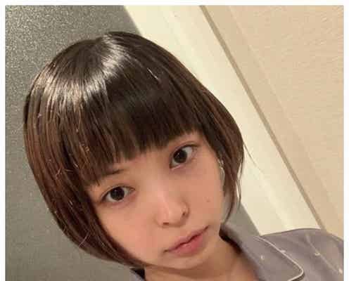 最上もが、前髪セルフカットでオン眉に「ひどい有様になりました」