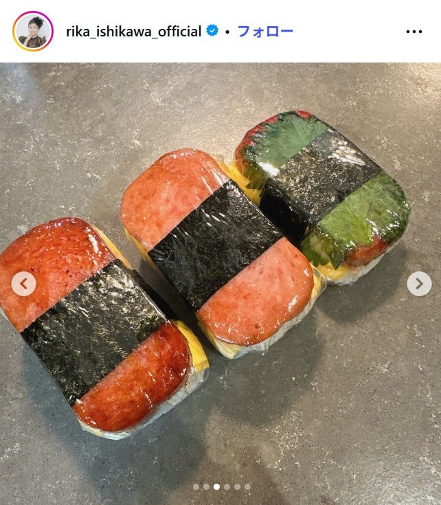 石川梨華Instagramより