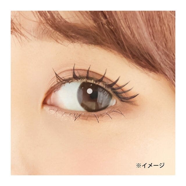 束感まつげコーミングピンセット　メイク　コスメ　仕上がり　イメージ