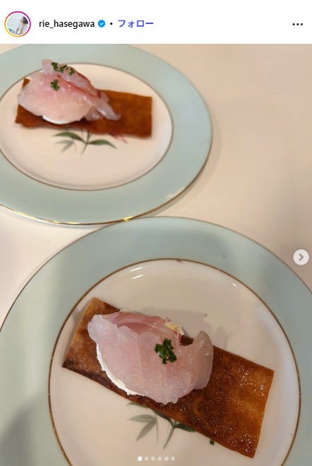 長谷川理恵Instagramより