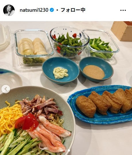 小川菜摘Instagramより