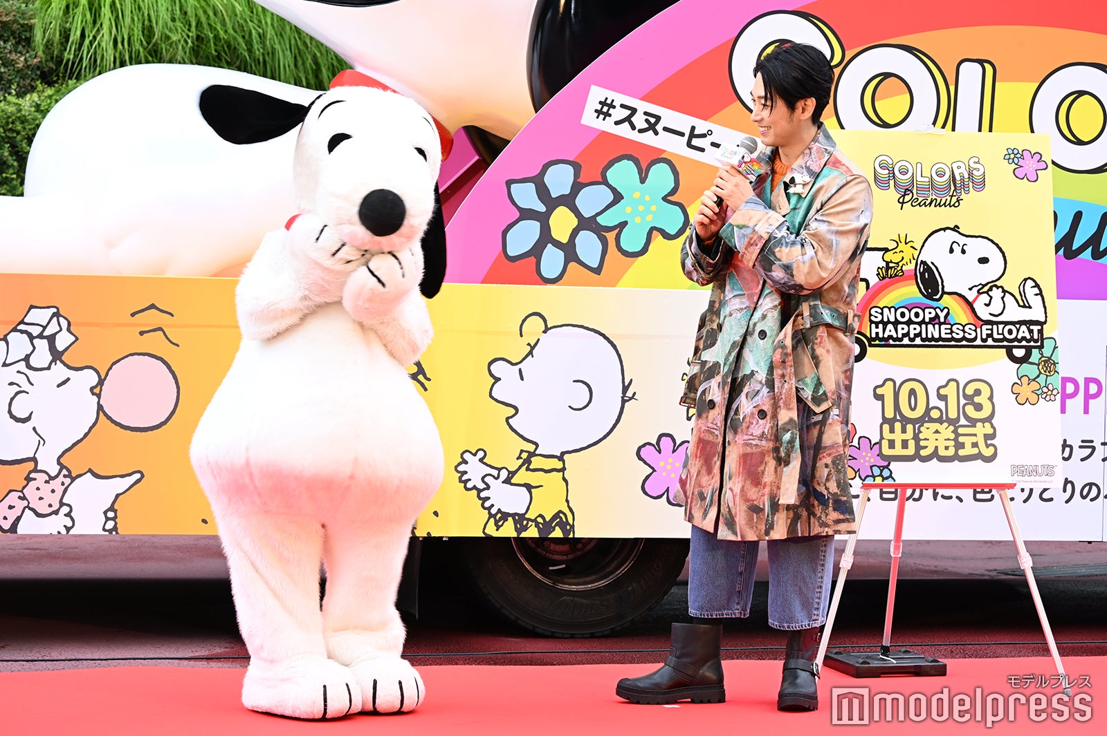 スヌーピー、ディーン・フジオカ （C）モデルプレス