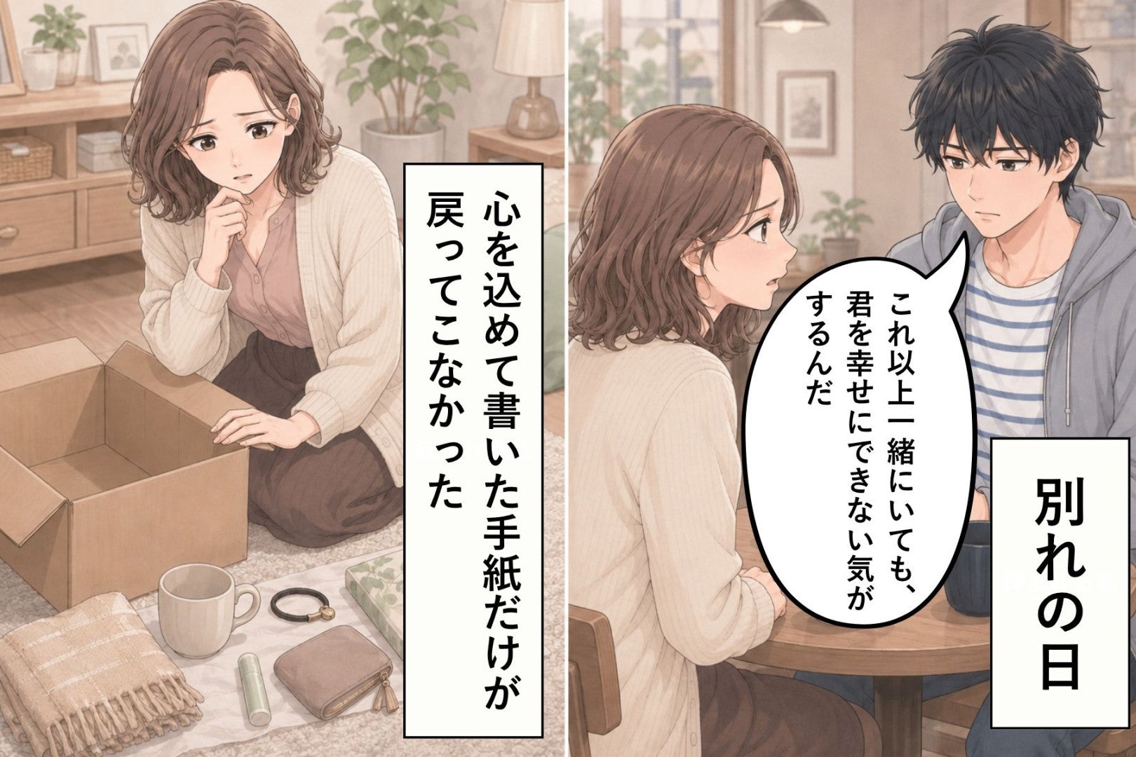 別れた彼が荷物を全部返してきた。でも最後に渡した手紙だけが、どこにもなかった話