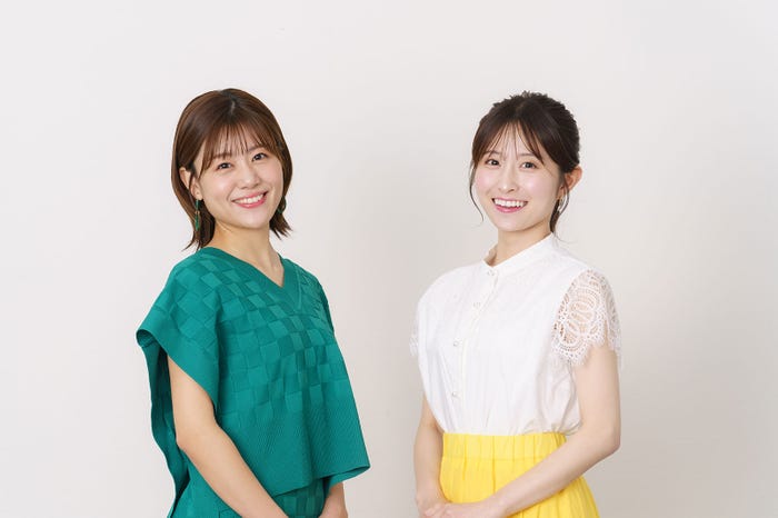 澤口実歩アナウンサー、佐藤佳奈アナウンサー(C)読売テレビ