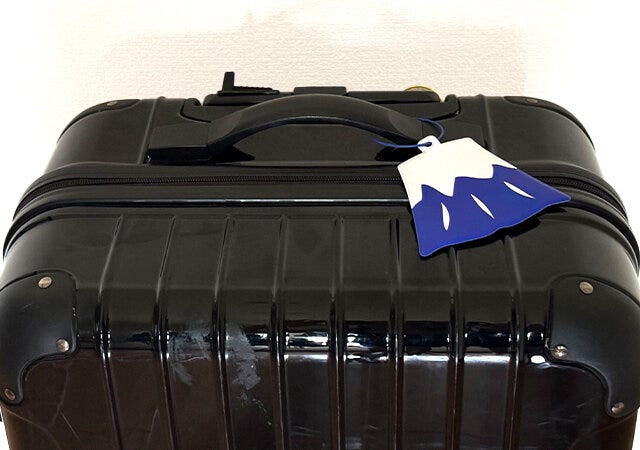 ダイソー　ネームタグ（山）　使用例