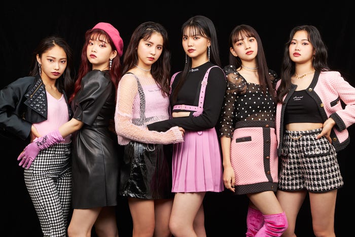 「7+ME Link」プロジェクトメンバー/左から:RICOPA、TARU、AMU、YUA、MICHU、YUME(提供写真)