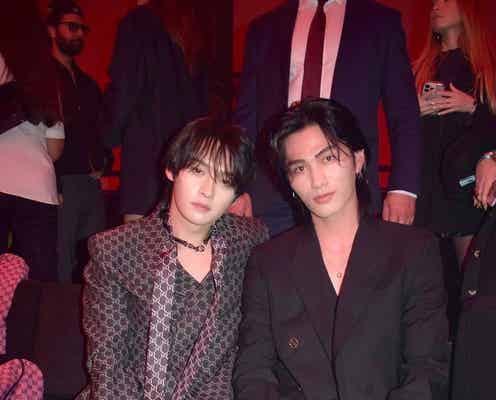 大平修蔵、Stray Kidsリノとの2ショットが「豪華すぎる」と話題「GUCCI」コレクションに日本人男性で唯一参加