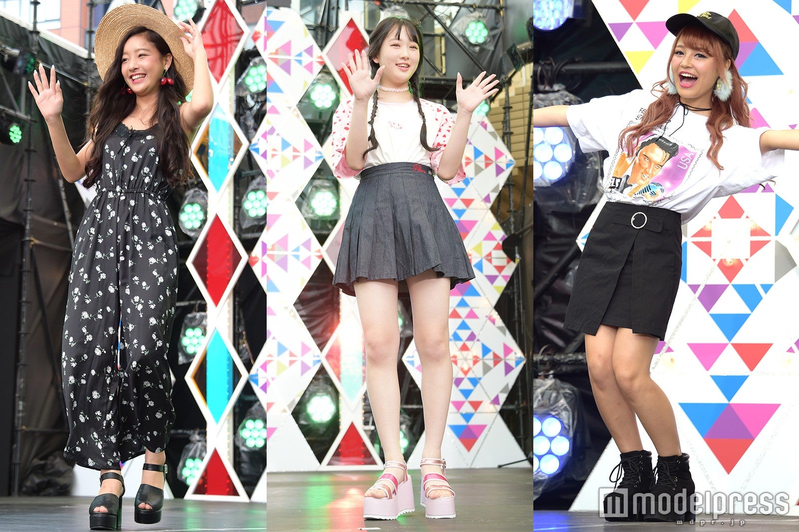 「Popteen」ゆらゆら・れいぽよ「Ranzuki」ほのちぃ…美脚全開＆フレッシュ笑顔にファン熱狂