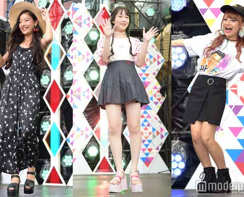 「Popteen」ゆらゆら・れいぽよ「Ranzuki」ほのちぃ…美脚全開&フレッシュ笑顔にファン熱狂