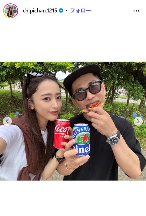 近藤千尋、太田博久／近藤千尋公式Instagramストーリーズより