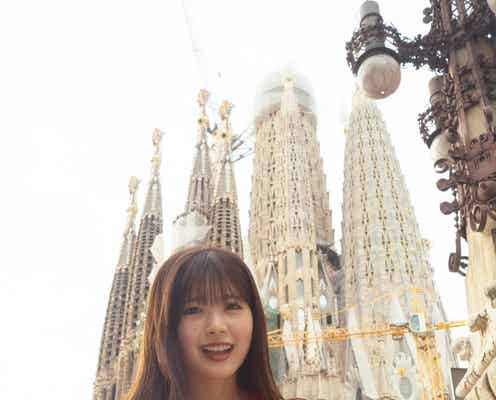 乃木坂46筒井あやめ、“憧れの場所”でWピース 1st写真集先行カット公開