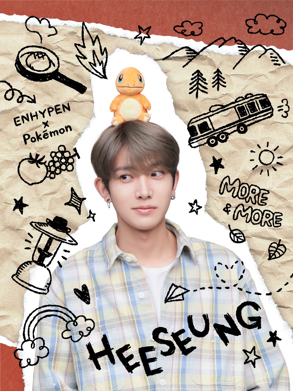 ヒトカゲを選んだHEESEUNG（C）Pokemon／Nintendo／CR／GF