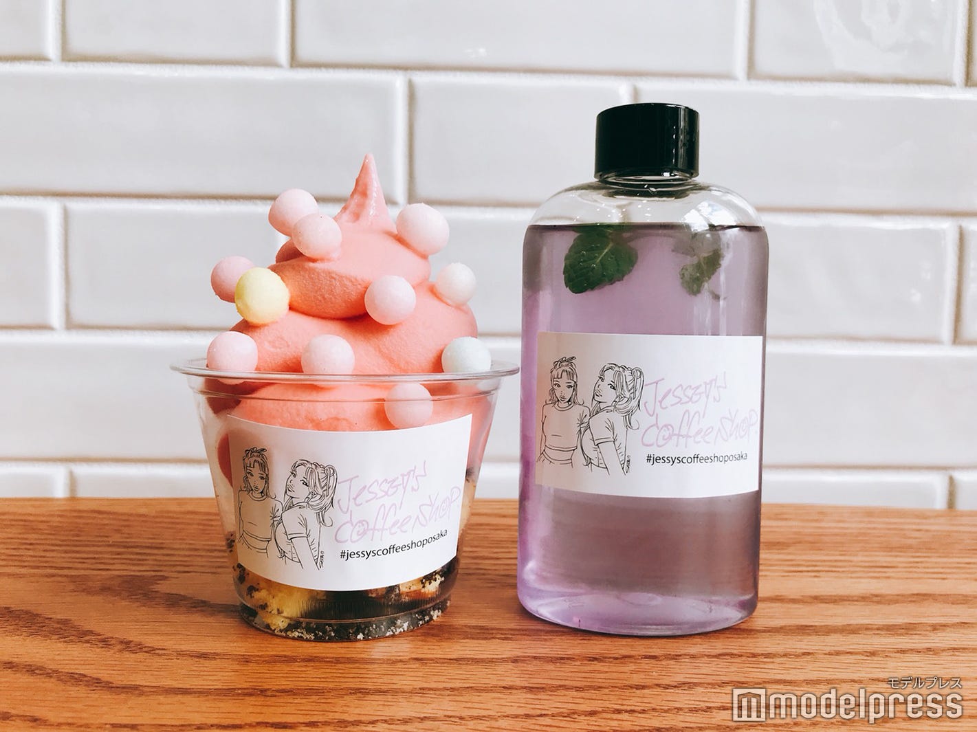 大阪の最新SNS映えカフェ「Jessy’s COFFEE SHOP」ボトルドリンク&アイスで可愛さ2倍増し!