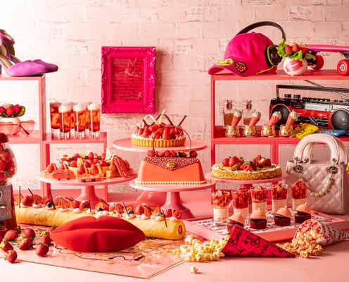 ヒルトン名古屋でストロベリーデザートビュッフェ「Back to Strawberry」90年代アメリカの世界観