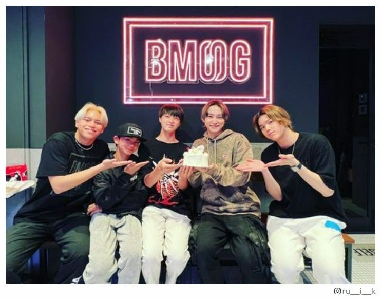 「THE FIRST」出身・RUI、誕生日迎えSKY-HI＆“BMSG”所属REIKO・TAIKI・RANから祝福
