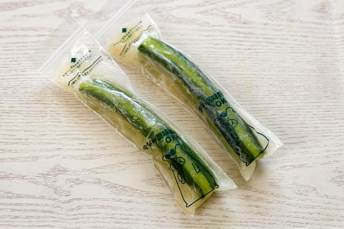 ダイソー「一本漬け袋」