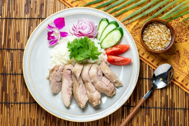 カオマンガイ（鶏むね肉＋白飯）