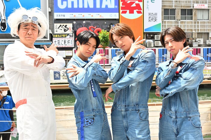 (左から)有野晋哉、正門良規、福本大晴、末澤誠也(C)MBS