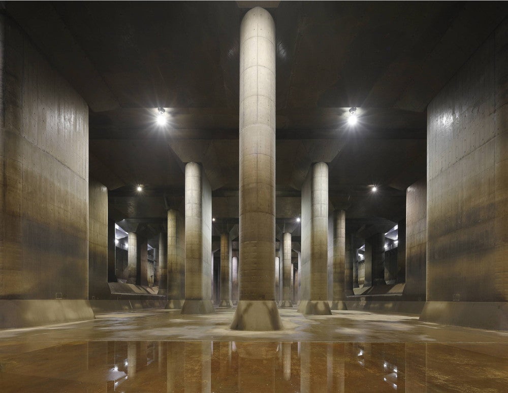 首都圏外郭放水路／画像提供：国土交通省江戸川河川事務所